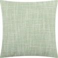 Mainstays 18" x 18" Green Woven Slub Decorative Throw Pillow, Square Accent Cushion, 1 Piece