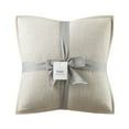 Better Homes & Gardens 20" x 20" Linen Decorative Throw Pillows, 2-Pack, Papyrus Beige, Square Accent Cushions for Sofa or Bed