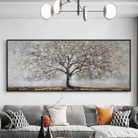 Original oil painting on Canvas Nature painting Nature home decor Wall art Hand-painted Canvas Painting Christmas gift (Style: 01, size: 60x120cm)
