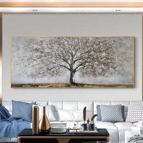 Original oil painting on Canvas Nature painting Nature home decor Wall art Hand-painted Canvas Painting Christmas gift (Style: 01, size: 70x140cm)