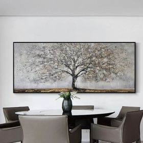 Original oil painting on Canvas Nature painting Nature home decor Wall art Hand-painted Canvas Painting Christmas gift (Style: 01, size: 80x160cm)