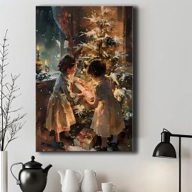 1pc Wrapped Canvas Painting, Wall Decor Living Room, Room Decor, Home Decor, Canvas Print Wrapped In Pine Frame For Holiday Celebrations, Holiday (Option: 32x16inch)